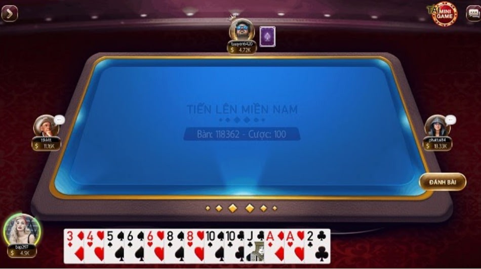 Cách chơi game bài Tiến Lên Miền Nam Sunwin