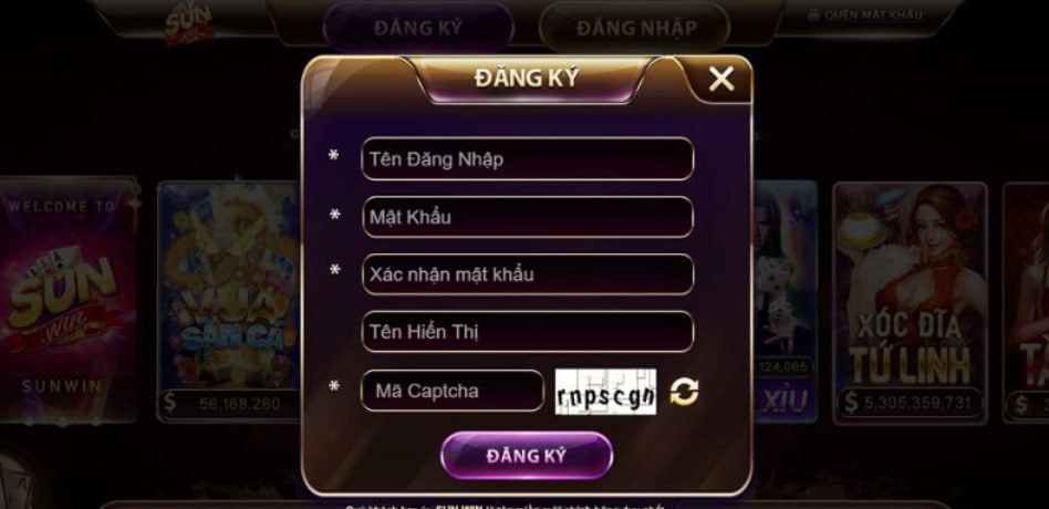 Hướng dẫn các bước đăng ký đăng nhập Sunwin thành công